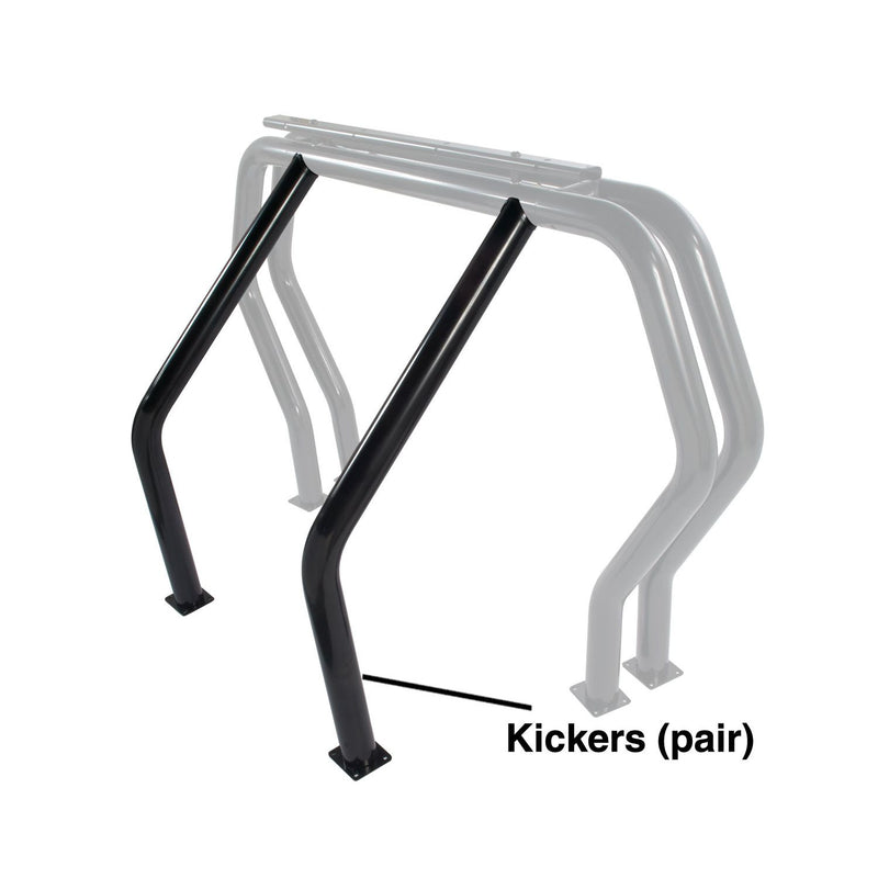 Go Rhino - 9516B - Go Rhino! Bed Bars - Pair of Kickers (On Wheel Wells)