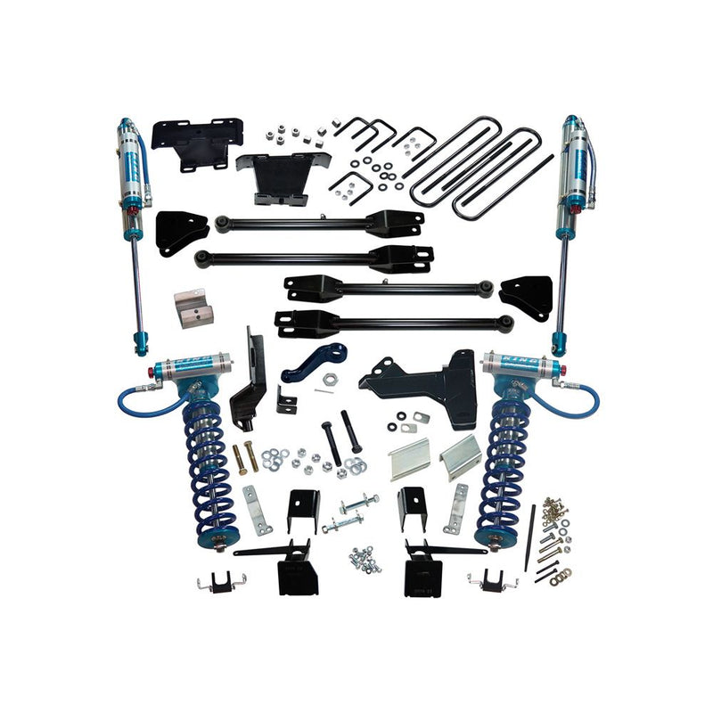 SUPERLIFT KING EDT 4-LINK LIFT KIT FD F250/350 4WD DSL W/KING SHOCKS 17-21 6in