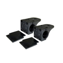 Bracket Set - Tube Clamp Light Mount - Rubber Adjustment Shims - 1.25" - 1.5"