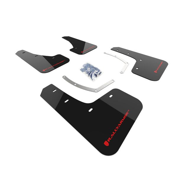 Rally Armor MF49-UR-BLK/RD - 2018-2020 Subaru Ascent - Black Mud Flap/Red Logo