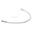 Front Brake Hoses Stainless Steel; 87-95 Jeep Wrangler YJ