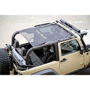 Eclipse Sun Shade Black 2 Door; 07-16 Jeep Wrangler JK