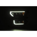 LED Projector Headlights Plank Style Design Midnight Black