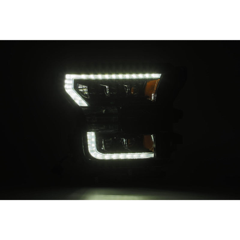 LED Projector Headlights Plank Style Design Midnight Black