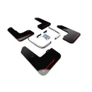 Rally Armor MF57-UR-BLK/RD - 2019+ Hyundai Veloster Veloster N - Black Mud Flap/Red Logo