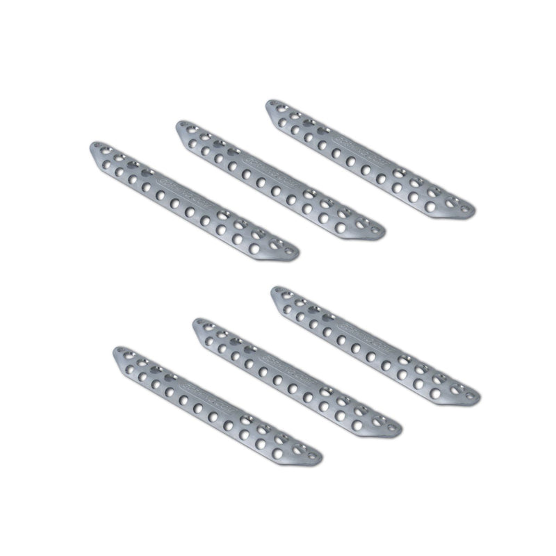 Go Rhino - D30002S - Dominator D3 inOriginal Stylein Step Pads (6 medium) - Silver aluminum