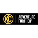 17"x60" KC Banner - Adventure Further - Black / Yellow KC Logo