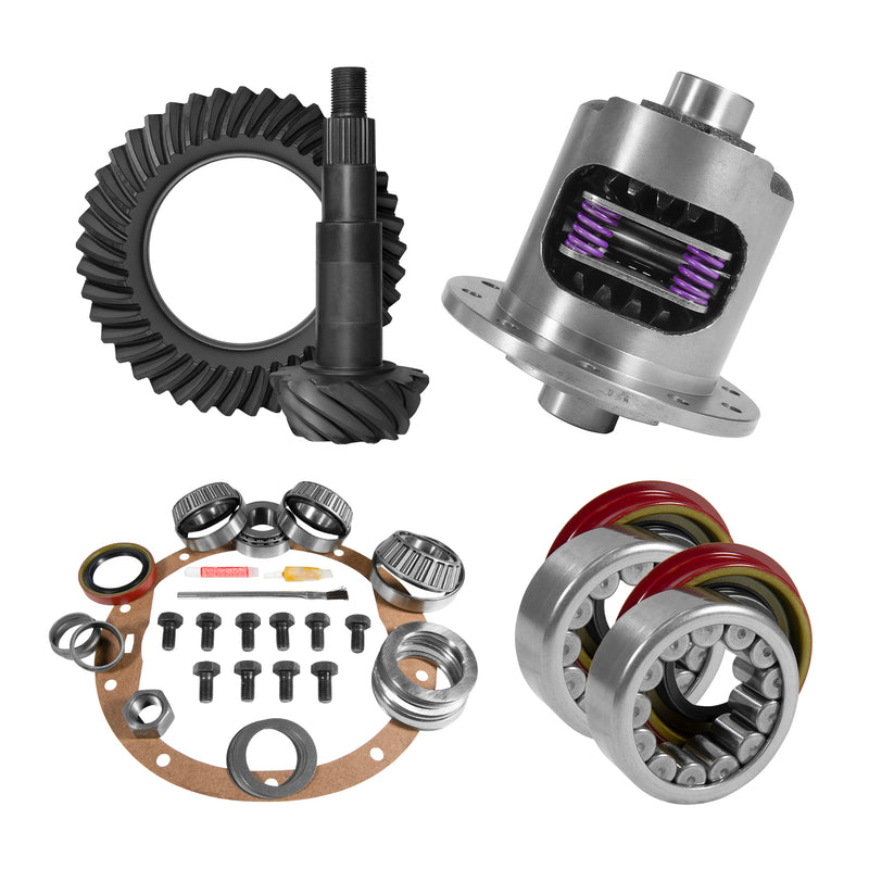 Yukon Gear 8.5" GM 3.42 Rear Ring & Pinion Install Kit 30spl Posi Axle Bearings & Seals