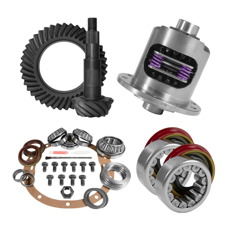 Yukon Gear 8.6" GM 3.42 Rear Ring & Pinion Install Kit 30spl Posi Axle Bearings & Seals