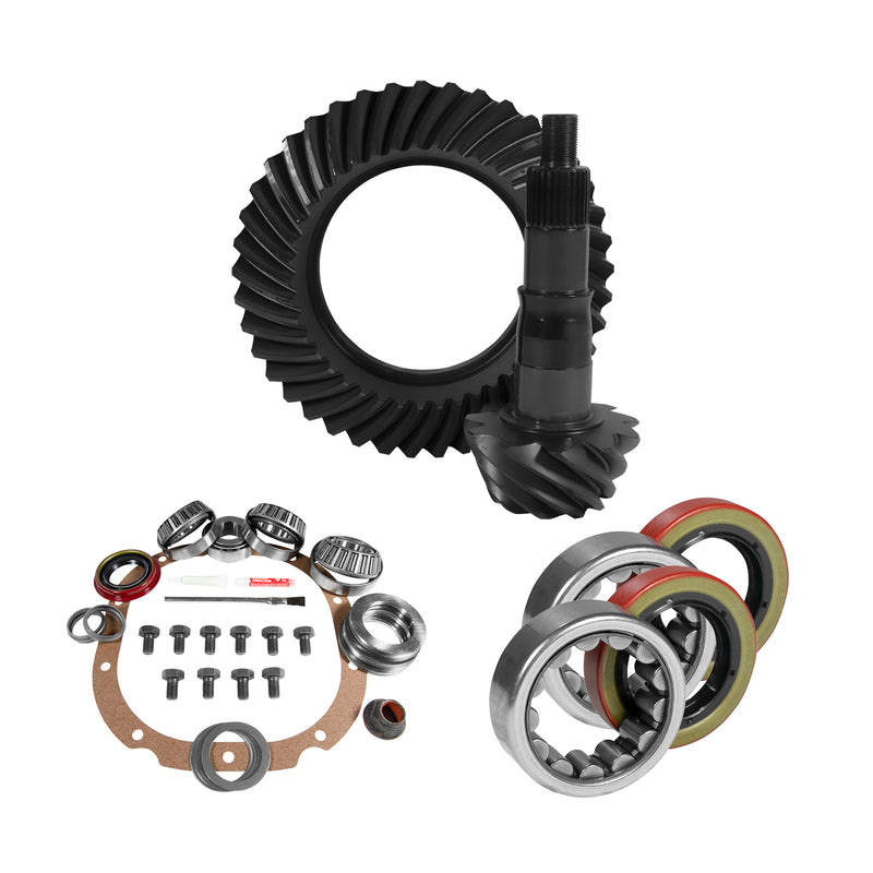 Yukon Gear 8.8" Ford 3.27 Rear Ring & Pinion Install Kit 2.53" OD Axle Bearings & Seals