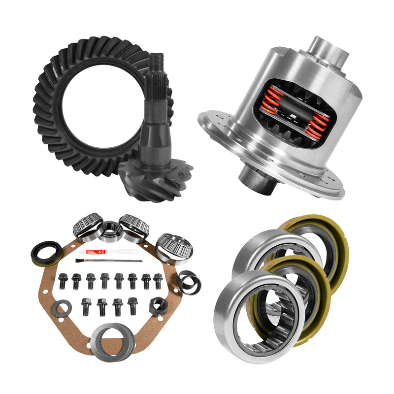 Yukon Gear 9.25" CHY 3.55 Rear Ring & Pinion Install Kit 31spl Posi 1.7" Axle Bearings