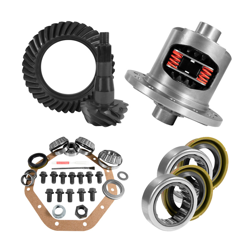 Yukon Gear ZF 9.25" CHY 3.21 Rear Ring & Pinion Install Kit Posi Axle Bearings & Seals