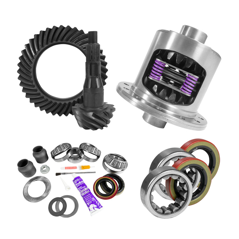 Yukon Gear 9.75" Ford 3.55 Rear Ring & Pinion Install Kit 34spl Posi Axle Bearings