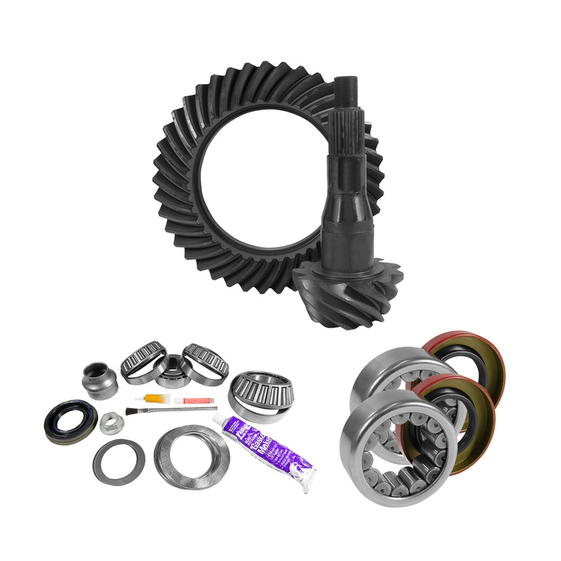 Yukon Gear 9.75" Ford 3.55 Rear Ring & Pinion Install Kit Axle Bearings & Seal