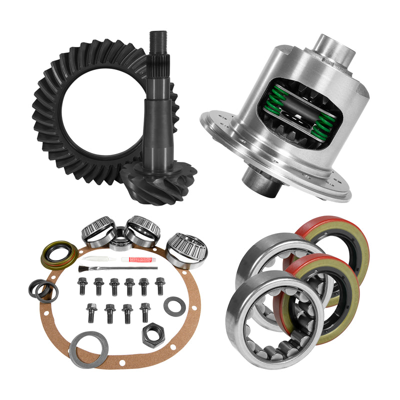 Yukon Gear 8.25" CHY 3.91 Rear Ring & Pinion Install Kit Posi 1.618" ID Axle Bearings