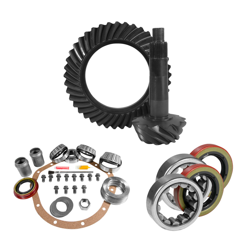 Yukon Gear 8.875" GM 12T 3.08 Rear Ring & Pinion Install Kit Axle Bearings & Seals