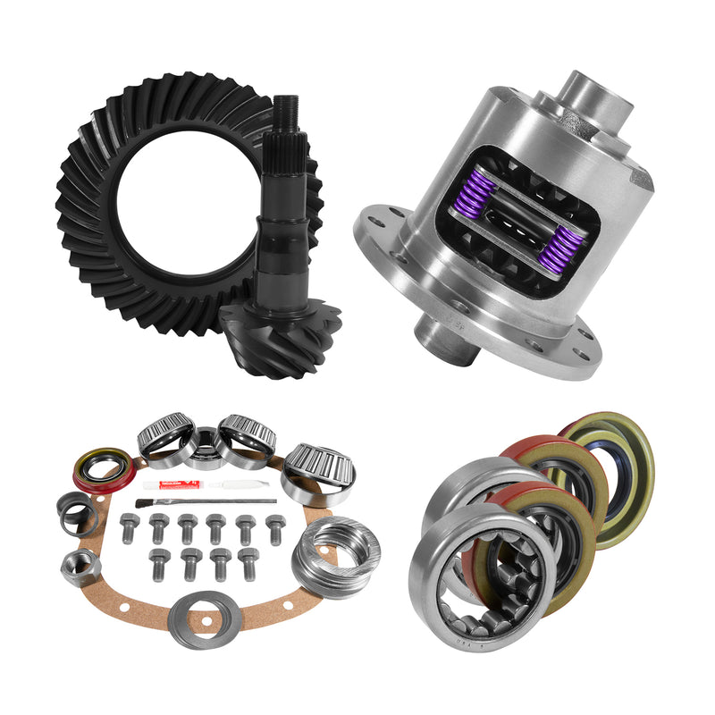 Yukon Gear 7.5/7.625 GM 3.23 Rear Ring & Pinion Install Kit 28spl Posi Axle Bearings