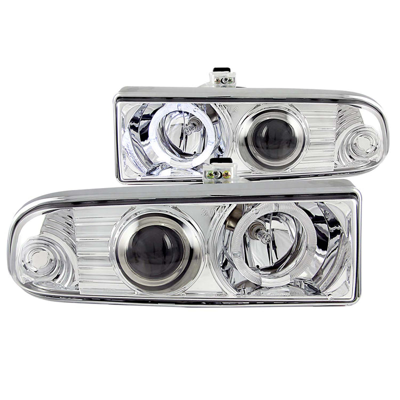 ANZO USA Projector Headlight Set w/Halo