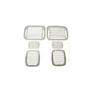 Stone Guard Set Billet-Style; 87-95 Jeep Wrangler YJ