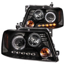 ANZO USA Projector Headlight Set w/Halo