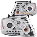 ANZO USA Projector Headlight Set w/Halo