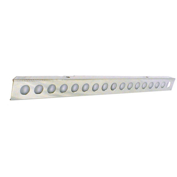 Stainless Steel Front Bumper with Holes; 55-86 Jeep CJ Models