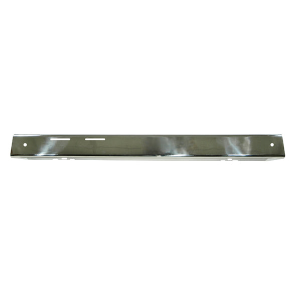 Front Bumper Overlay Stainless Steel; 76-86 Jeep CJ Models