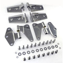 Door Hinge Kit Stainless Steel; 07-16 Jeep Wrangler JK
