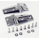 Hood Hinge Kit Stainless Steel; 07-16 Jeep Wrangler JK