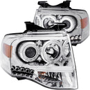 ANZO USA Projector Headlight Set w/Halo