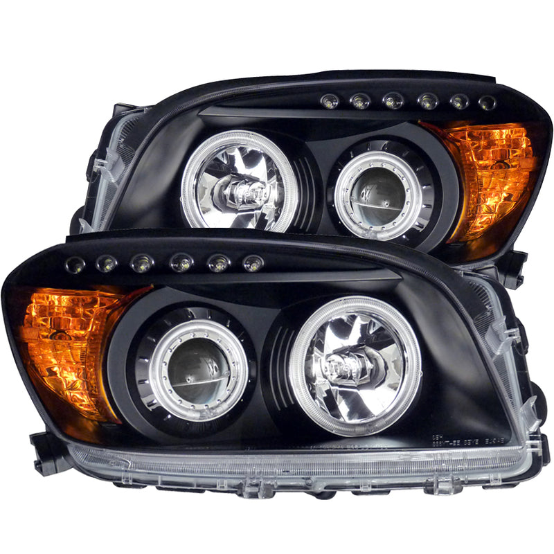 ANZO USA Projector Headlight Set w/Halo