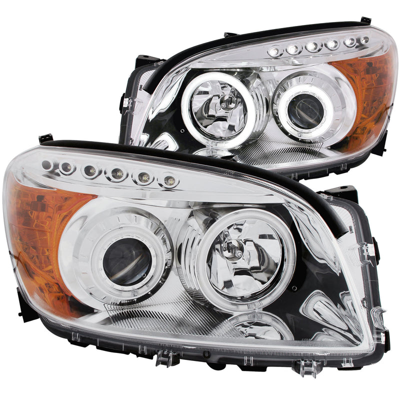 ANZO USA Projector Headlight Set w/Halo