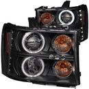 ANZO USA Projector Headlight Set w/Halo