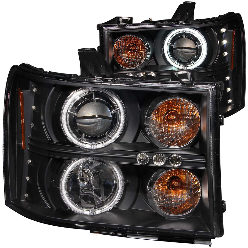 ANZO USA Projector Headlight Set w/Halo