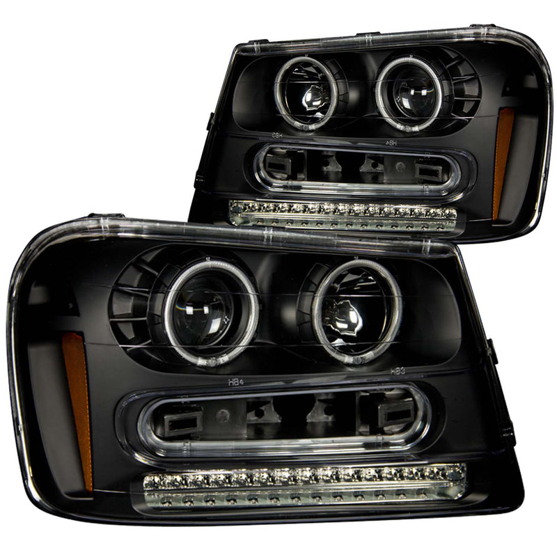 ANZO USA Projector Headlight Set w/Halo