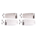 Door Hinge Kit Stainless Steel; 76-93 Jeep CJ/Wrangler YJ