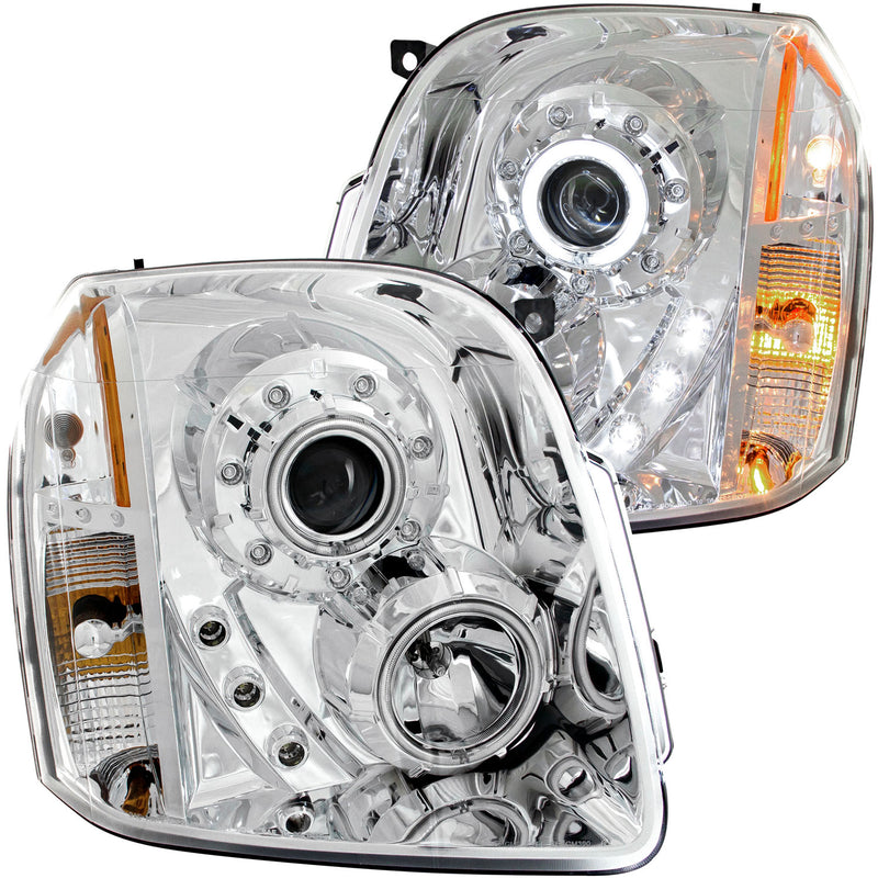 ANZO USA Projector Headlight Set w/Halo