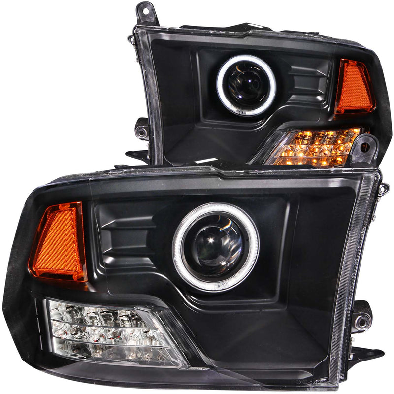 ANZO USA Projector Headlight Set w/Halo