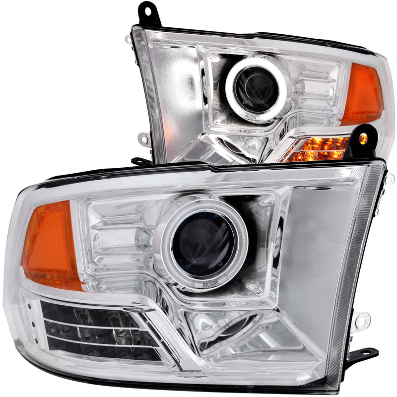 ANZO USA Projector Headlight Set w/Halo