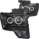 ANZO USA Projector Headlight Set w/Halo