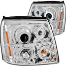 ANZO USA Projector Headlight Set w/Halo
