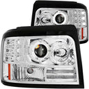 ANZO USA Projector Headlight Set w/Halo