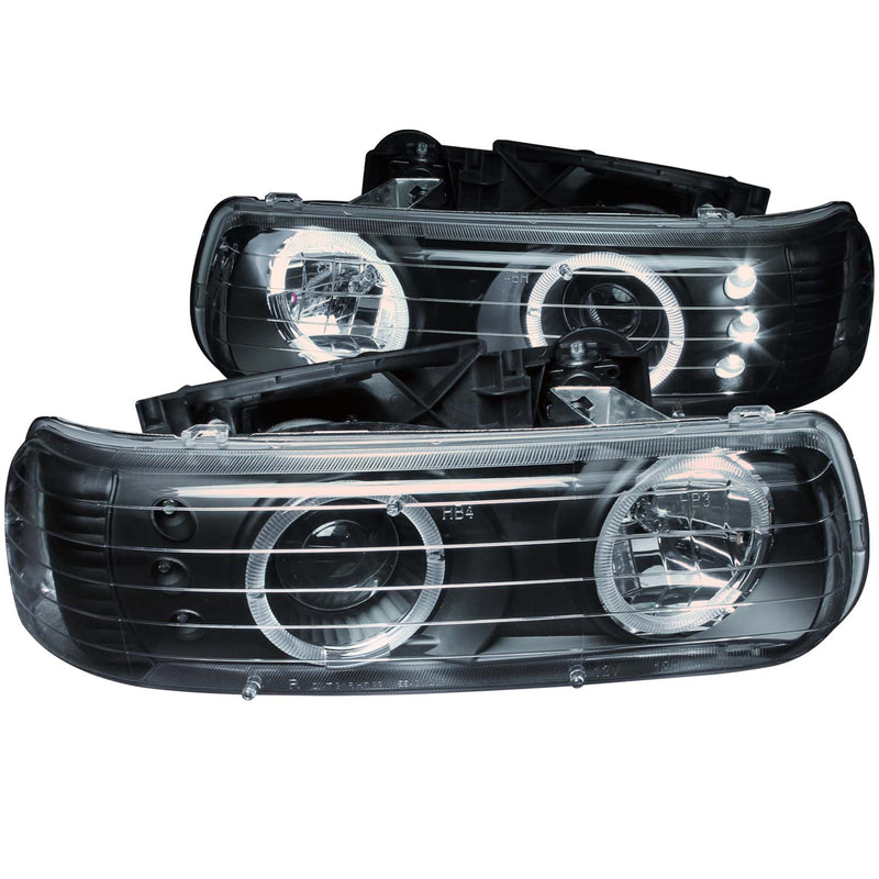 ANZO USA Projector Headlight Set w/Halo