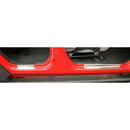 Door Entry Guards Stainless Steel; 07-16 Jeep Wrangler JKU