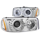 ANZO USA Projector Headlight Set w/Halo