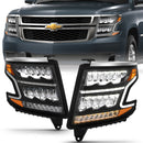 ANZO USA LED Crystal Headlights