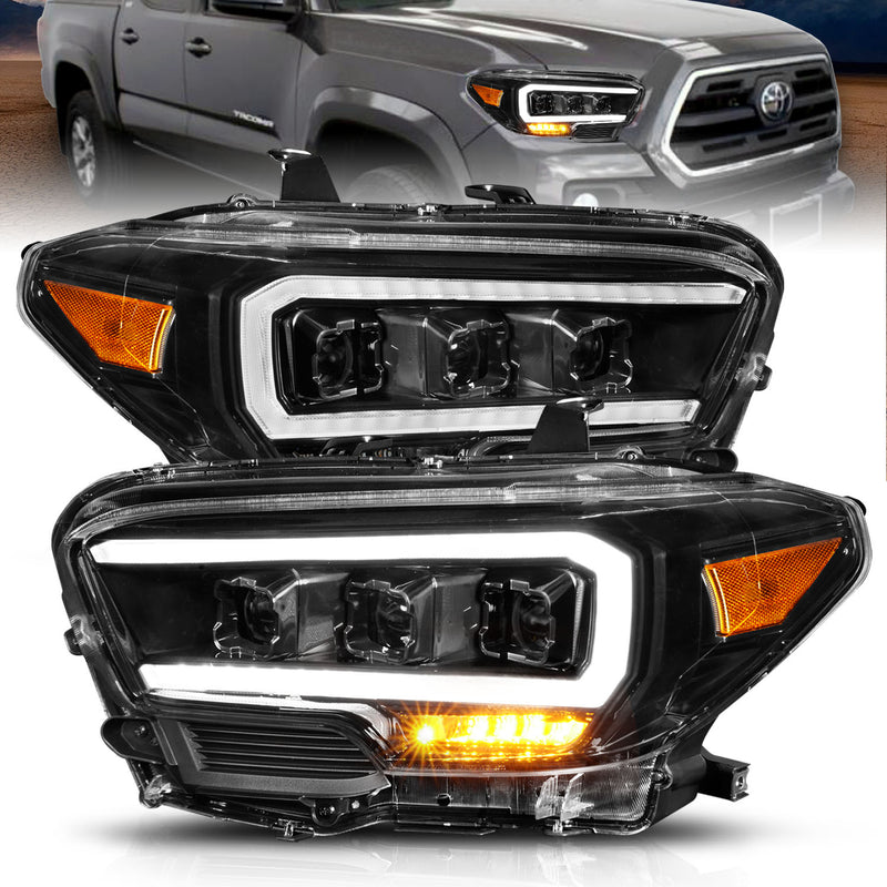 ANZO USA LED Projector Headlight Set