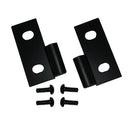 Lower Door Hinge Brackets Black; 76-06 Jeep CJ/Wrangler YJ/TJ