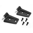 Door Hinge Set Black Left; 07-16 Jeep Wrangler JK