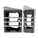 Elite Guard Kit Tail Light Brushed Black; 07-18 Jeep Wrangler JK